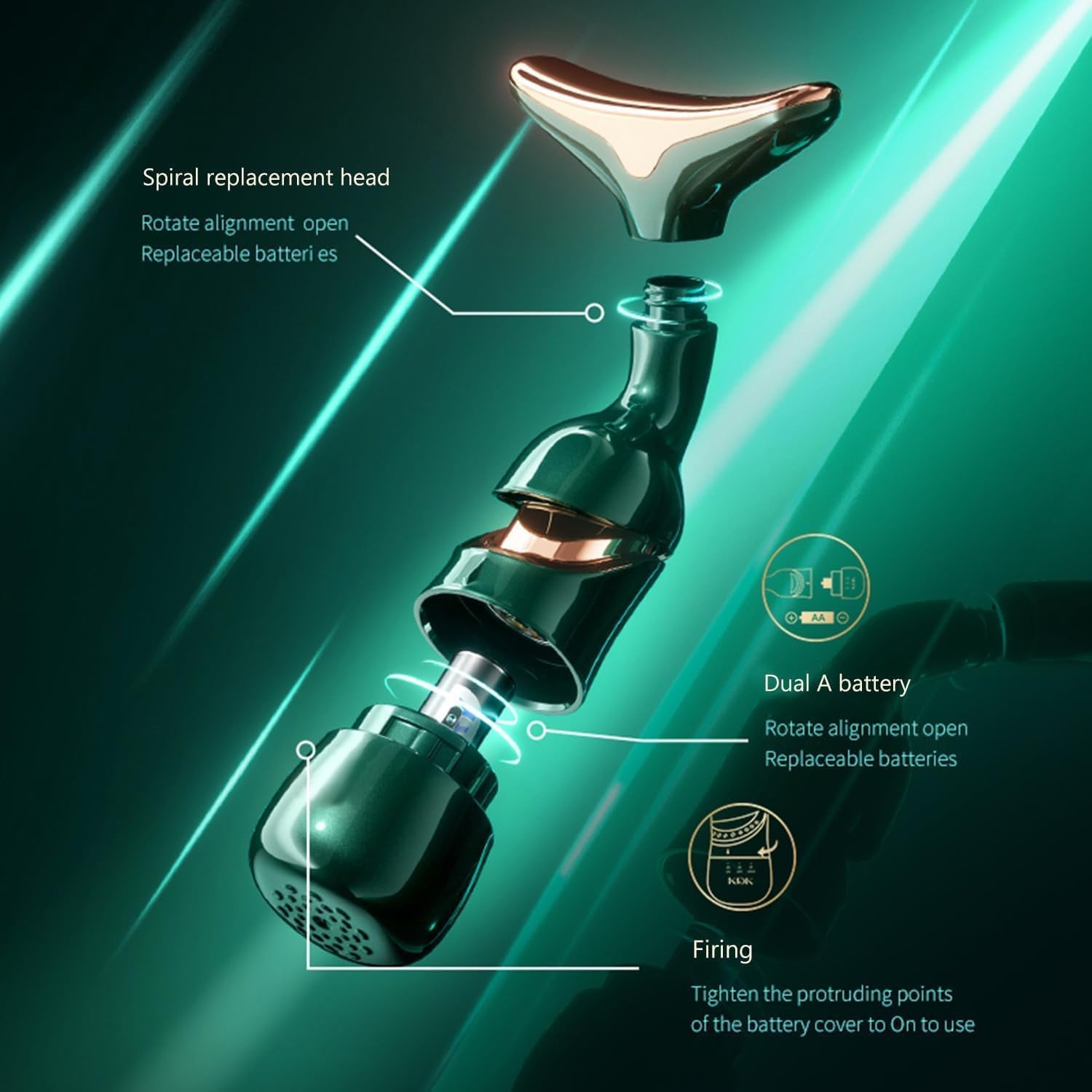 3 In 1 Anti Wrinkles Face Neck Eyes Massager