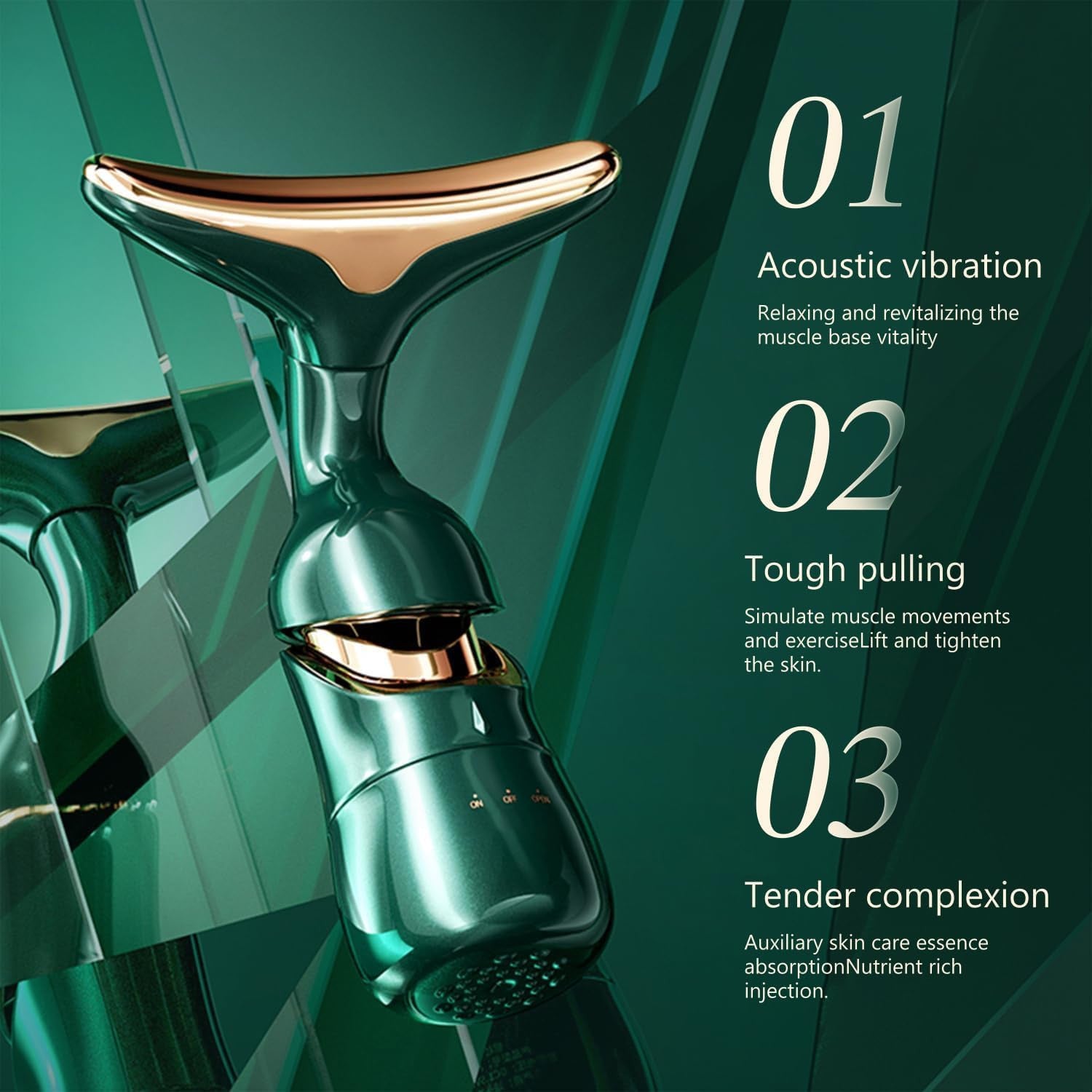 3 In 1 Anti Wrinkles Face Neck Eyes Massager