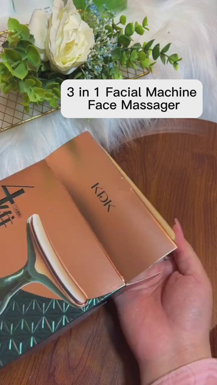3 In 1 Anti Wrinkles Face Neck Eyes Massager